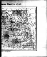 North Dakota State Map - Right, Cass County 1893 Microfilm